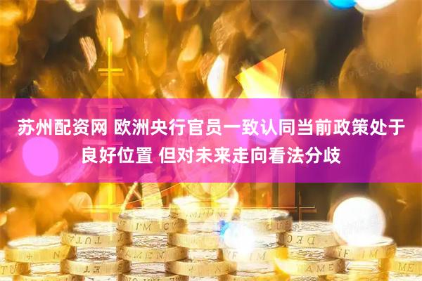 苏州配资网 欧洲央行官员一致认同当前政策处于良好位置 但对未来走向看法分歧